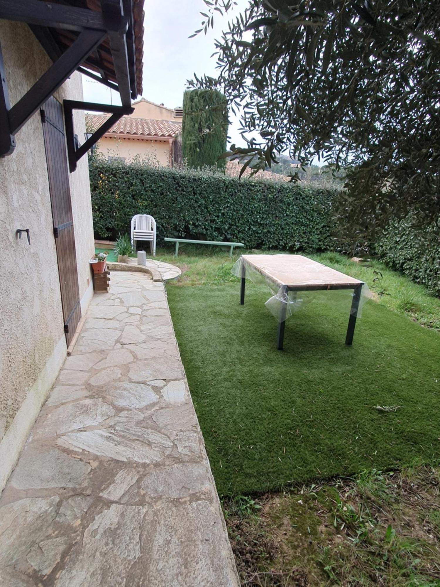Appartement T2 Bas De Villa Avec Jardinet Au Calme Proche Mer ラ・セーヌ・シュル・メール エクステリア 写真